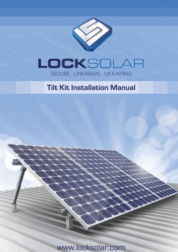 Tilt Kit Installation Manual - Solar360