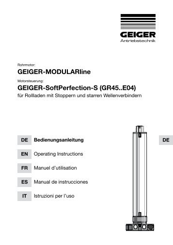 GEIGER-MODULARline GEIGER-SoftPerfection-S (GR45..E04)