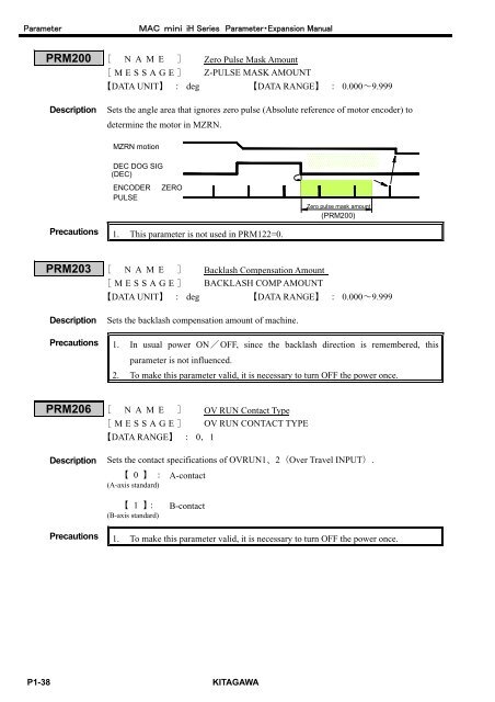 User's Manual - Kitagawa Europe