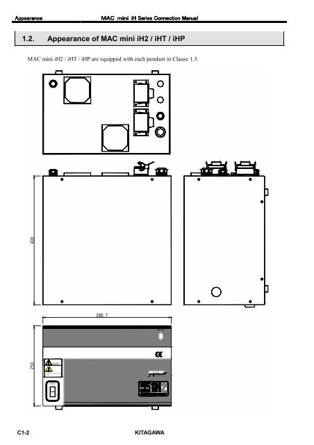 User's Manual - Kitagawa Europe