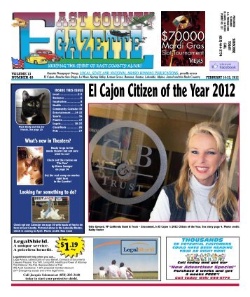February 16 - East County Gazette