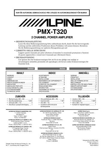 PMX-T320 - Alpine