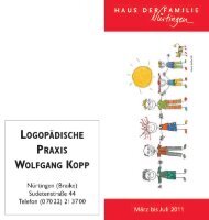 Am Ende eines Kurses - Haus der Familie Nürtingen eV