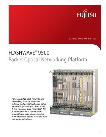 FLASHWAVE 9500 Brochure - LightRiver Technologies, Inc.