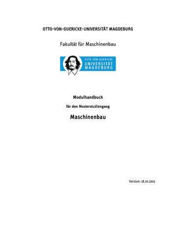 Modulhandbuch