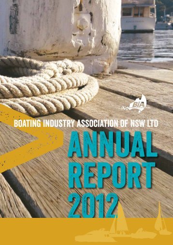 Download our Annual Report 2012 now (pdf format). - Boating ...