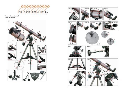 Tükörteleszkóp, Pollux 150/1400 mm Bresser Optik ... - Electronic.hu