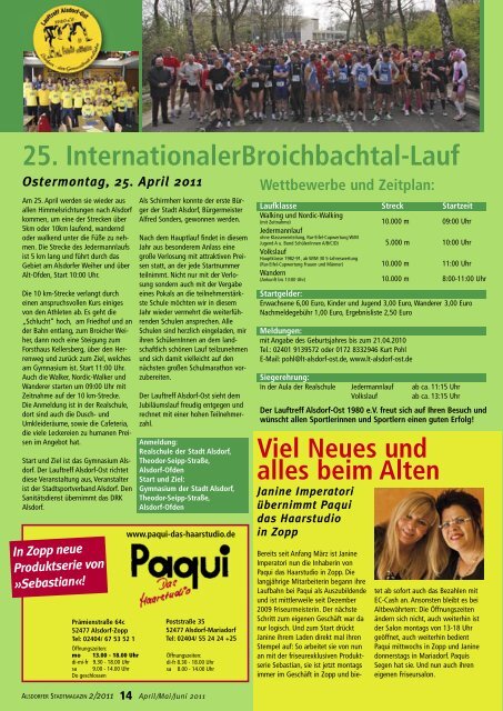 undsonst?! - Alsdorfer Stadtmagazin