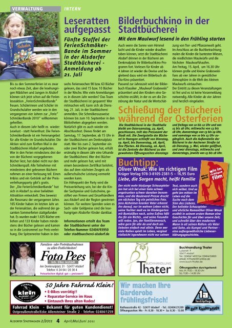 undsonst?! - Alsdorfer Stadtmagazin