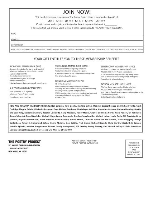 Download PDF - The Poetry Project