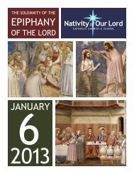 January 6, 2013 - Nativity of Our Lord Catholic Church
