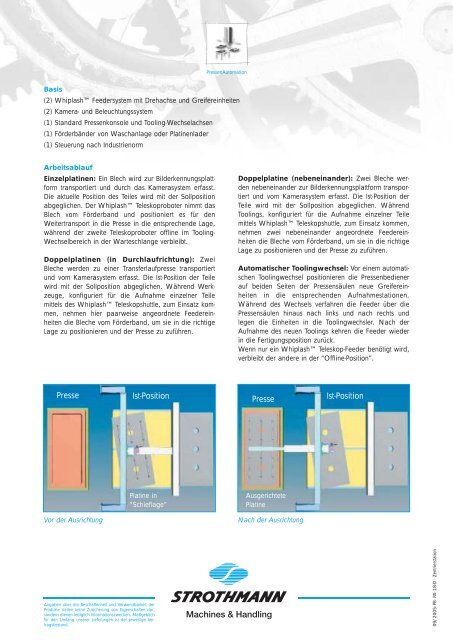 OPTISCHE ZENTRIERUNG MIT -TELESKOP FEEDERN - Strothmann