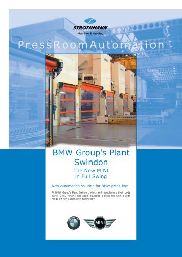 BMW GROUP'S PLANT SWINDON - The New New MINI - Strothmann