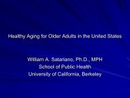 Healthy Aging for Older Adults in the US-Satariano - Center for ...