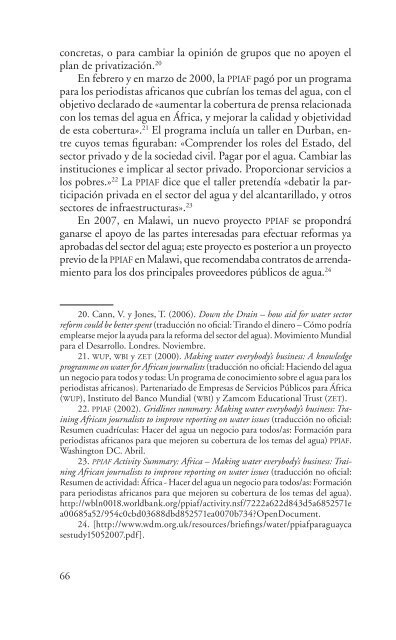 agua, un derecho y no una mercancÃ­a - ISF - IngenierÃ­a Sin Fronteras