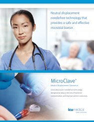 MicroClave® - ICU Medical, Inc.