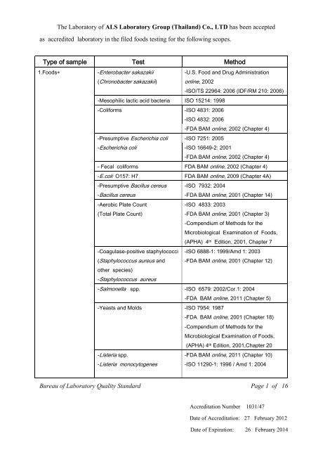 Fact sheet on Staphylococcus - Examining Food