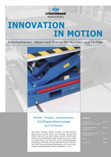 INNOVATION IN MOTION - Strothmann