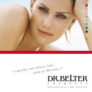 Quality and nature love- made in Germany - dr.belter cosmetic