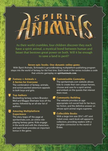 Spirit Animals - Scholastic Media Room