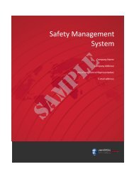 Safety Management System - Universal Weather and Aviation, Inc.