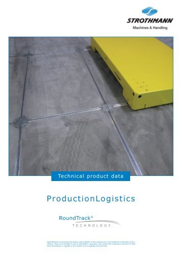 Technical product data - Strothmann