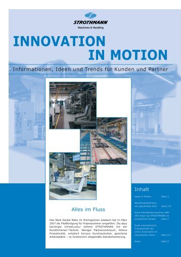 INNOVATION IN MOTION - Strothmann