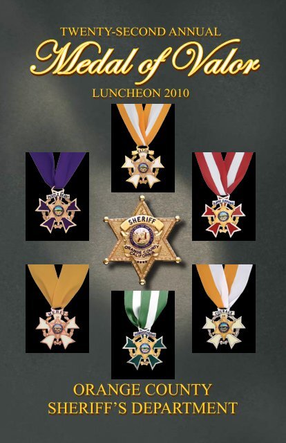 Medal of Valor Medal of Valor - OC Public Libraries - Orange County