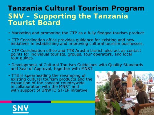 Experiences of SNV in Tanzania- Birgit Steck - Travelers' Philanthropy