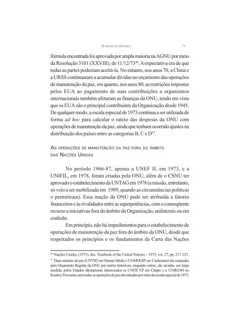 O Brasil e as Operações de Manutenção da Paz das ... - Funag