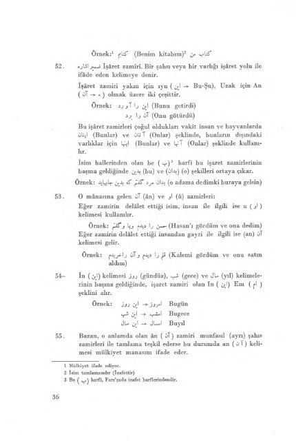 FARSÇA Dil BILGISI - Ankara Üniversitesi Kitaplar Veritabanı
