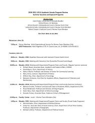 Schedule[Final] Summer Sessions - UCLA Academic Senate