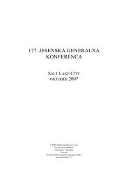 oktober 2007 - Cerkev Jezusa Kristusa svetih iz poslednjih dni