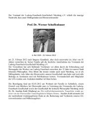 Nachruf zum Tode von Prof. Dr. Werner Schuffenhauer - Ludwig ...