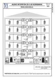 AUDIO INTERFON ZA 3-20 KORISNIKA - TCS