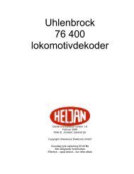 Uhlenbrock 76 400 lokomotivdekoder - Digital tog og digital ...