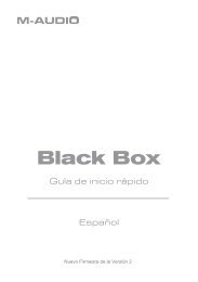 Black Box - GuÃ­a de inicio rÃ¡pido - M-Audio