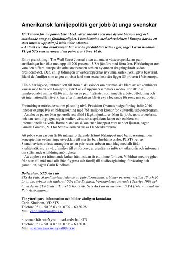 Au Pair - STS