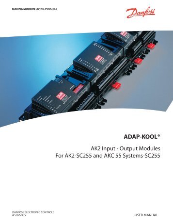 Danfoss ADAP-KOOLÂ® AK2 Input â Output Modules ... - icemeister.net