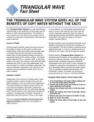 Soft water - Triangular Wave