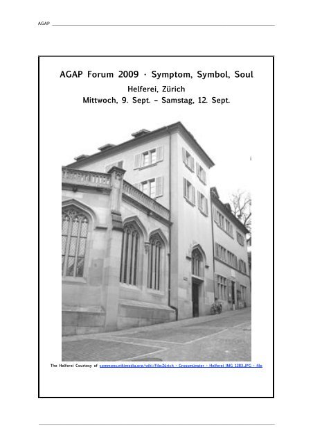 AGAP Newsletter 2009 deutsch r - AGAP International - Association ...