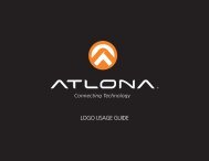 LOGO USAGE GUIDE - Atlona