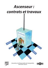 Ascenseur : contrats et travaux - Unarc