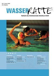 Wasserratte / Januar 2009 - Schwimmclub Solothurn SCSO