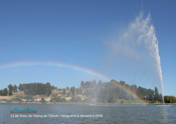 Le jet d'eau de l'Ã©tang de l'Olivier, inaugurÃ© le 6 dÃ©cembre ... - Istres