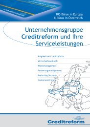 Unternehmensgruppe Creditreform und Ihre Serviceleistungen