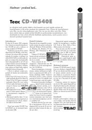 Teac CD-W540E - GInfo