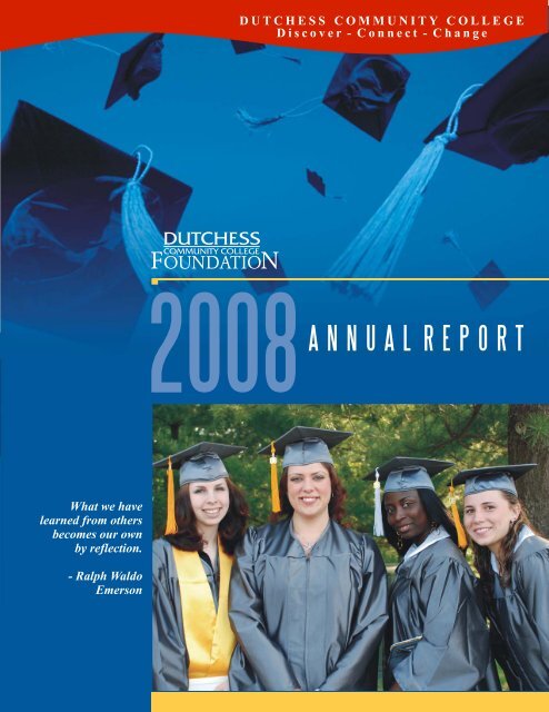 2008ANNUAL REPORT - Dutchess Community College