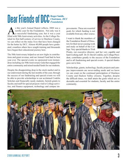 2008ANNUAL REPORT - Dutchess Community College