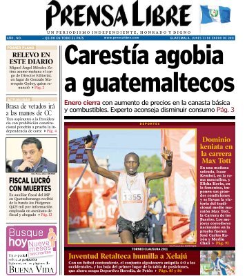 FISCAL LUCRÃ CON MUERTES - Prensa Libre